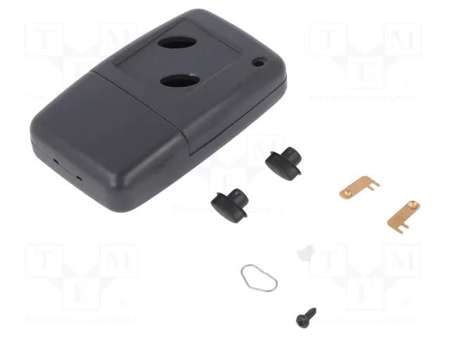 Enclosure: for remote controller; POCKET 11; X: 44mm; Y: 74mm; ABS TEKO 11122.4