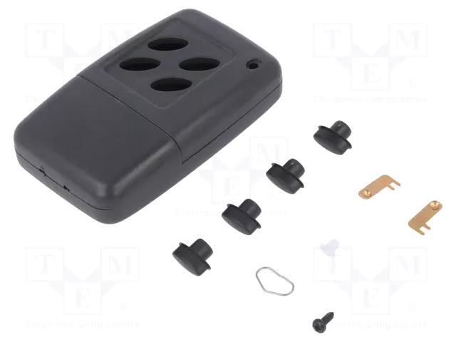 Enclosure: for remote controller; POCKET 11; X: 44mm; Y: 74mm; ABS TEKO 11124.4