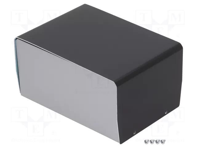 Enclosure: with panel; X: 118mm; Y: 163mm; Z: 84mm; aluminium; silver TEKO BC/3.18