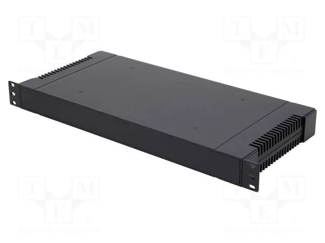 Enclosure: rack mounting; Standard: 19"; 1U; black; Z: 43mm; X: 431mm GAINTA G17081UBK