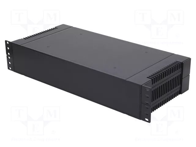 Enclosure: rack mounting; Standard: 19"; 2U; black; Z: 86mm; X: 431mm GAINTA G17082UBK