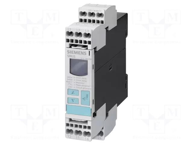 Voltage monitoring relay; phase sequence; 3UG; DPDT; 250VAC/3A SIEMENS 3UG4511-2BN20