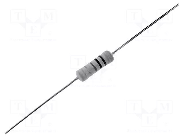 Resistor: metal oxide; THT; 68kΩ; 3W; ±5%; Ø0.8x28mm; Ø5.5x16mm ROYALOHM 3W-68K