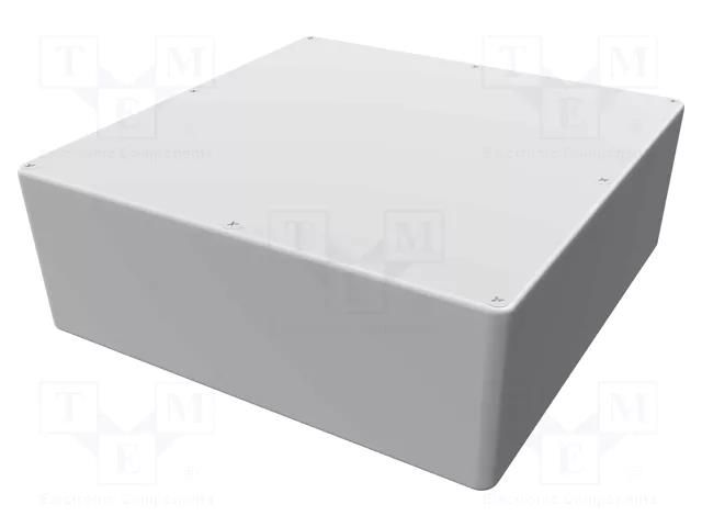Enclosure: multipurpose; X: 188mm; Y: 188mm; Z: 67mm; 1590; aluminium HAMMOND HM-1590FBK