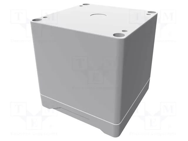 Enclosure: multipurpose; X: 90mm; Y: 90mm; Z: 90mm; 1555; ABS; grey HAMMOND HM-1555EEGY
