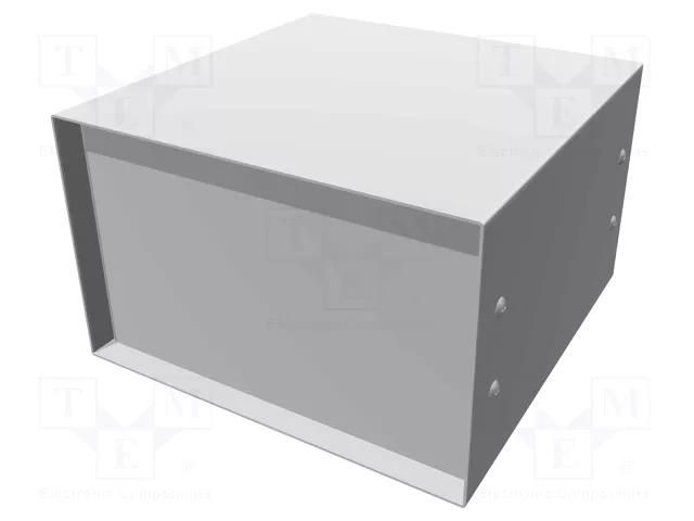 Enclosure: with panel; vented; 1458; X: 203mm; Y: 203mm; Z: 127mm HAMMOND HM-1458VD5B
