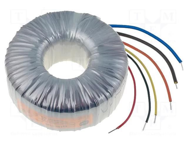 Transformer: toroidal; 500VA; 230VAC; 30V; 30V; 8.333A; 8.333A TALEMA 55184-P1S2