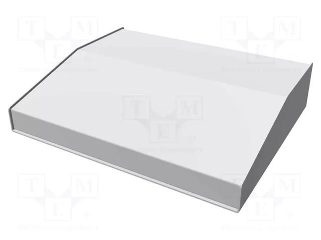 Enclosure: desktop; 1456; X: 356mm; Y: 287mm; Z: 76mm; aluminium; blue HAMMOND HM-1456PL3WHBU