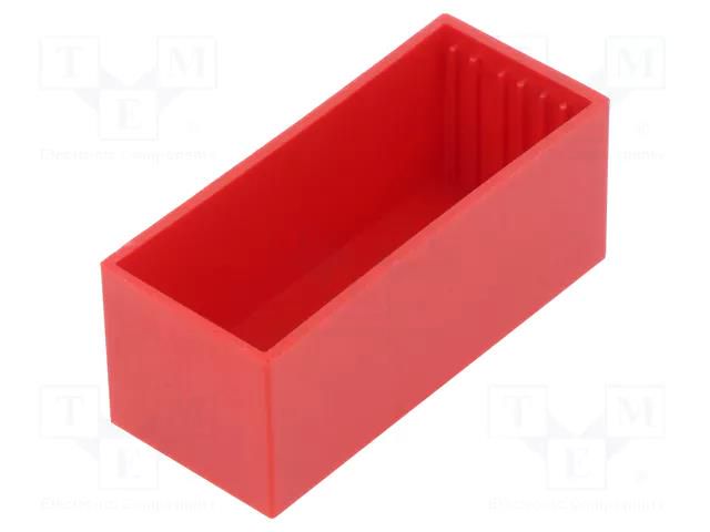 Enclosure: designed for potting; X: 22mm; Y: 52mm; Z: 21mm; red TEKO L50.24