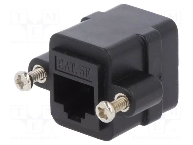 Coupler; socket; PIN: 8; Cat: 5e; unshielded; 8p8c; RJ45 socket x2 LOGILINK LOG-NP0098