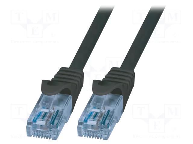 Patch cord; RJ45 plug,both sides; U/UTP; 6a; stranded; CCA; PVC LOGILINK CP3053U