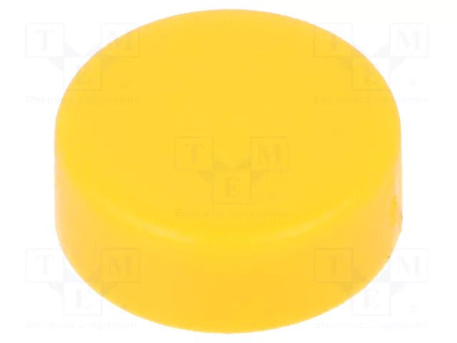 Button; 8.5mm; round; yellow SCHURTER 0862.8101