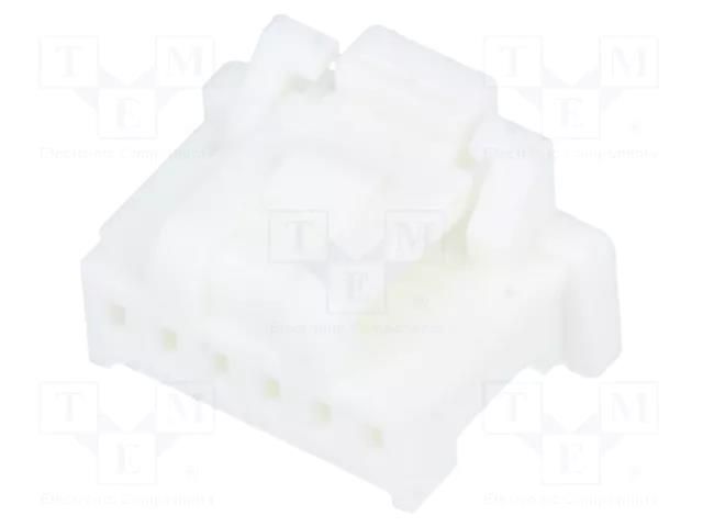 Connector: wire-board; plug; female; Pico-Clasp; PIN: 6; 1mm; 1x6 MOLEX MX-501330-0600