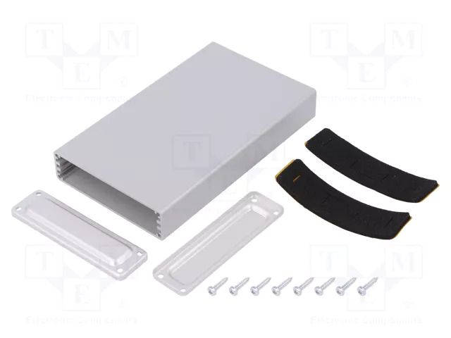 Enclosure: with panel; X: 66mm; Y: 113mm; Z: 18mm; aluminium TEKO MTK6110.1