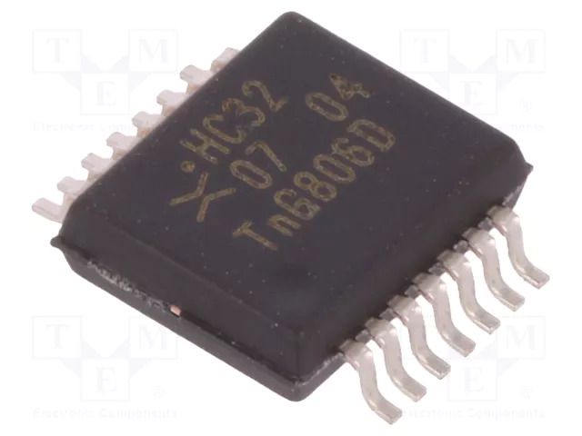 IC: digital; OR; Ch: 4; IN: 2; CMOS; SMD; SSOP14; 2÷6VDC; -40÷125°C NEXPERIA 74HC32DB.112