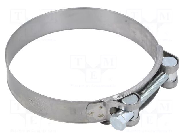 T-bolt clamp; W: 24mm; Clamping: 113÷121mm; chrome steel AISI 430 MPC INDUSTRIES MPC-S2113
