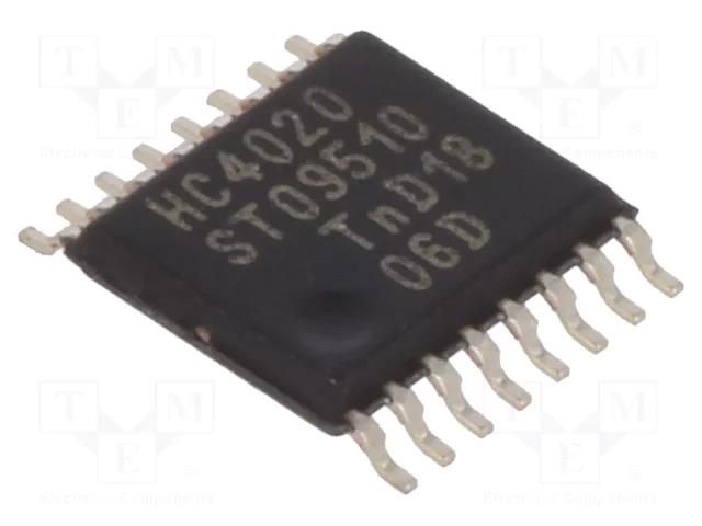 IC: digital; 14bit,binary counter; CMOS; SMD; TSSOP16; HC; 2÷6VDC NEXPERIA 74HC4020PW.112