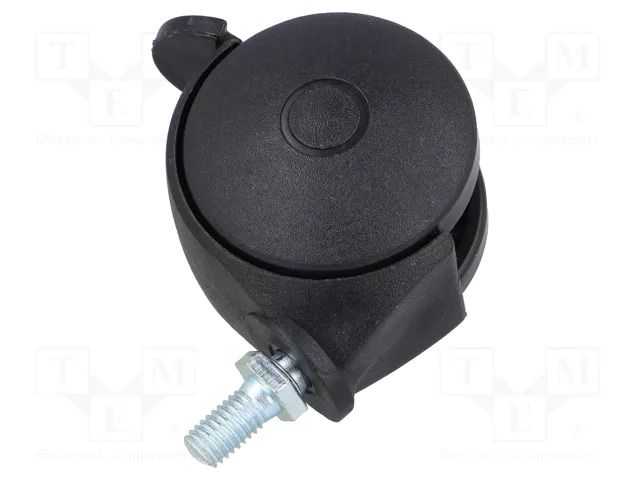Furniture wheel; Ø: 50mm; H: 53mm; torsional with lock,with lever COLSON BPN-050-M8X15
