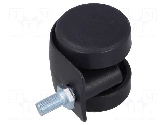 Furniture wheel; Ø: 40mm; H: 44mm; torsional,with lever; 40kg COLSON JPN-040-M8X15