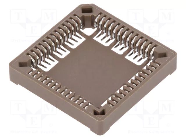 Socket: integrated circuits; PLCC52; phosphor bronze; tinned; 1A NINIGI PLCC-52SMD