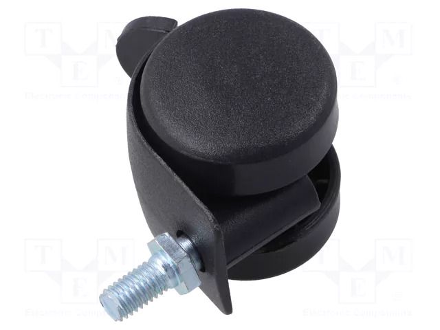 Furniture wheel; Ø: 40mm; H: 44mm; torsional with lock,with lever COLSON BPN-040-M8X15