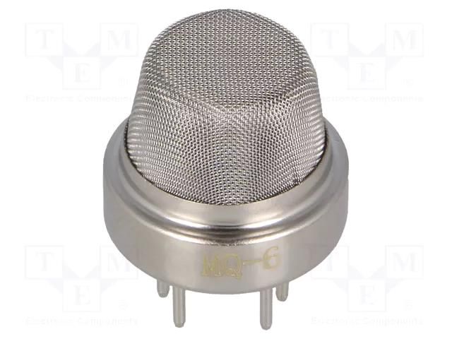 Sensor: gas; propane-butane (LPG); Range: 300÷10000ppm; MQ-6 WINSEN MQ-6