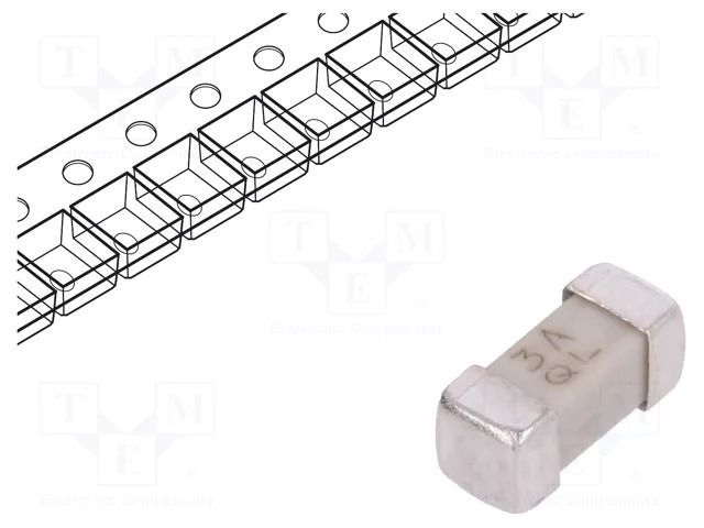 Fuse: fuse; 3A; 125VAC; 125VDC; quick blow; ceramic; SMD; 0679L; 2410 BEL FUSE 0679L3000-01