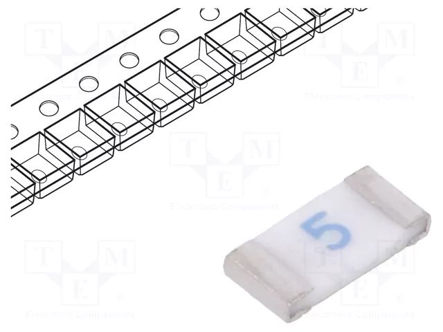 Fuse: fuse; 5A; 125VAC; 63VDC; quick blow; ceramic; SMD; C1F; 1206 BEL FUSE C1F-5