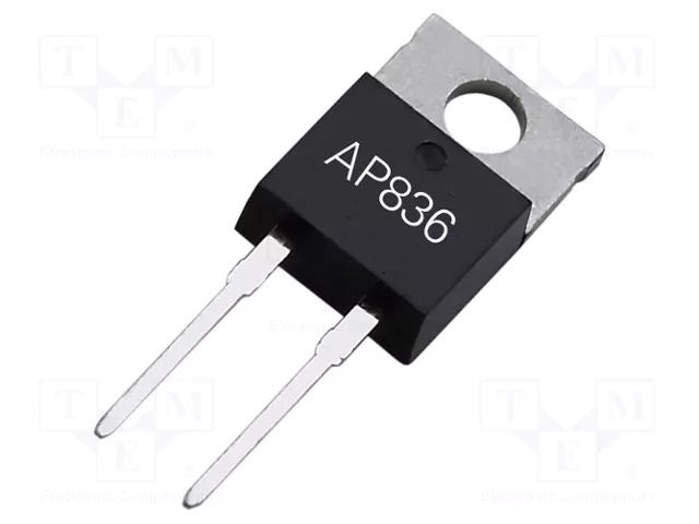 Resistor: thick film; THT; TO220; 22Ω; 35W; ±5%; 350V; -65÷150°C ARCOL AP836-22RJ