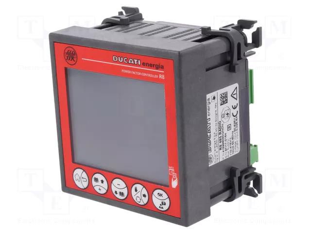 Module: reactive power regulator; OUT: 8; 400VAC DUCATI ENERGIA R8-485-RADIO