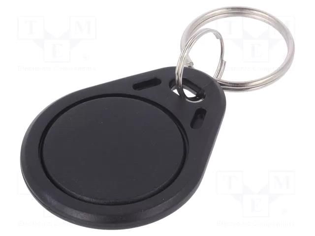 RFID pendant; plastic; black; 125kHz; 8BROM SYSTEM 7 SECURITY S103-BK