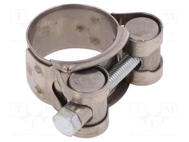 T-bolt clamp; W: 18mm; Clamping: 23÷25mm; chrome steel AISI 430; S MPC INDUSTRIES MPC-S4023