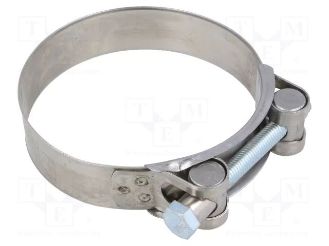 T-bolt clamp; W: 24mm; Clamping: 86÷91mm; chrome steel AISI 430; S MPC INDUSTRIES MPC-S4086