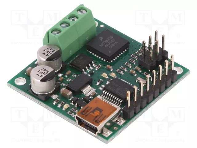 DC-motor driver; MC33926; 20kHz; PWM,RC,TTL,USB; 3A; Uin log: 4÷5V POLOLU POLOLU-1394