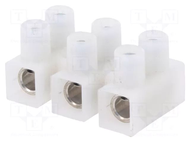 Connector: terminal block; 450V; with wire protector; white ELECTRO TERMINAL EKL3E/3/DS