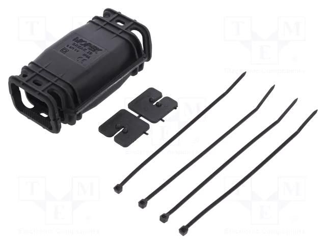 Gel cable joint; BREAK 30; polypropylene PP; IP68; black; Y: 100mm MOREK MBG0030A24