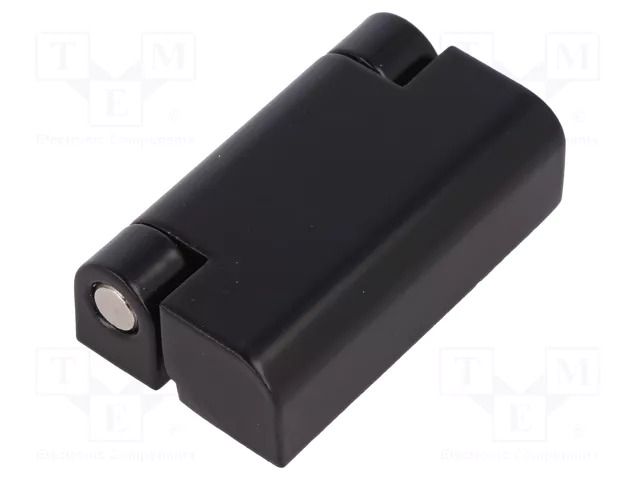 Hinge; Width: 35mm; zinc and aluminium alloy; black; H: 60mm RST ROZTOCZE 3.517.001-04