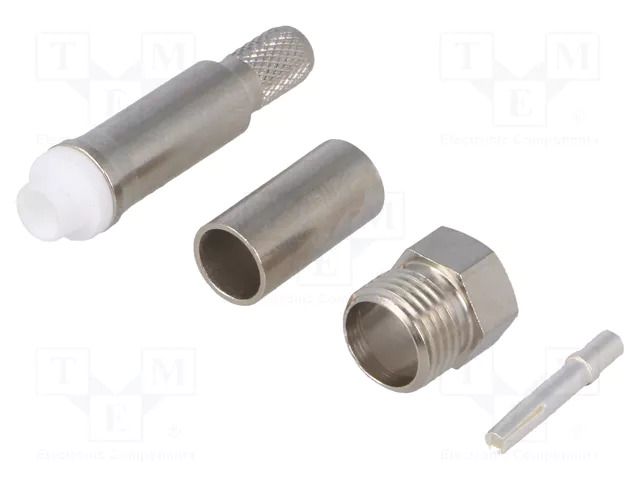 Connector: FME; plug; female; straight; crimped; for cable TELEGÄRTNER J01701A0007