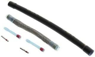 SOLDER SLEEVE, PVDF, 150MM, BLUE, 22AWG D-150-0321