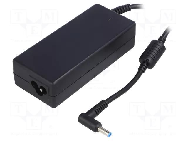 Power supply: switching; 19.5VDC; 3.33A; Out: 4,5/3,0 CENTERPIN AKYGA AK-ND-58