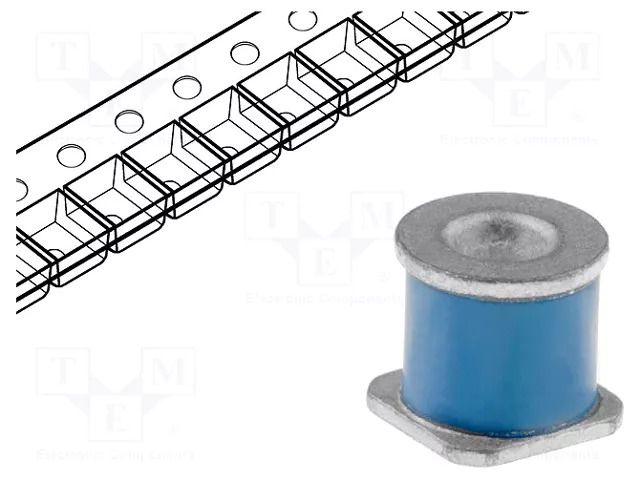 Arrester: surge arrester; SMD; Ø8x6mm; Ubr type: 90V; 1.5pF; 10GΩ EPCOS B88069X1630T602