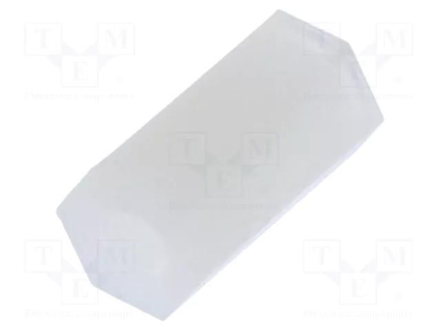 Screwed spacer sleeve; hexagonal; polyamide; M3; 11mm FIX&FASTEN HP-11