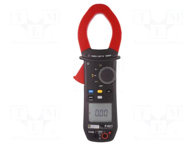 Meter: multifunction; digital,pincers type; LCD; (10000); 5÷20kHz CHAUVIN ARNOUX CA-F401