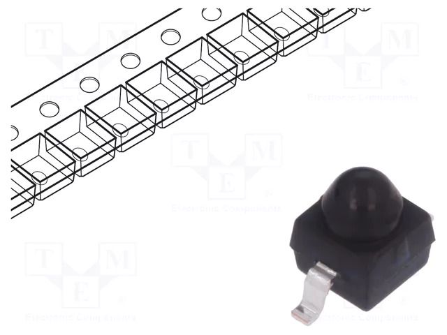Phototransistor; Gull wing; SMD; 1.8mm; λp max: 860nm; 20V; 15° VISHAY VEMT2020X01
