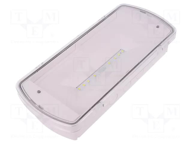 Lamp: LED emergency luminaire; SafeLite; IP65; white; 3.2W; 230VAC EATON ELECTRIC SL2MNM65E3C3A