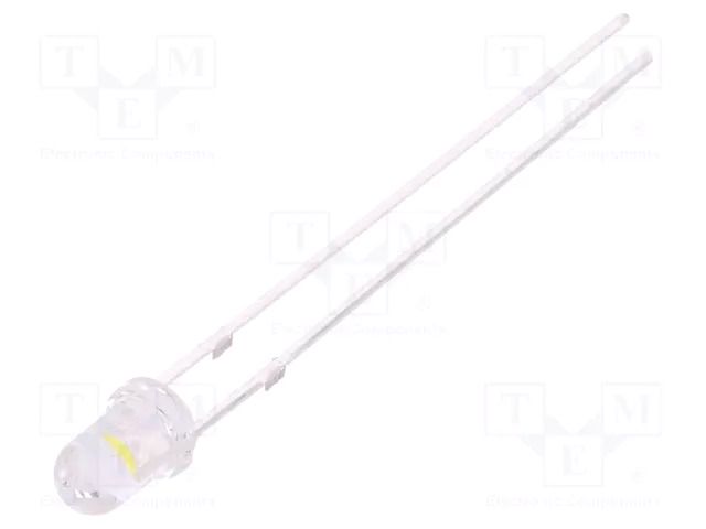 LED; yellow (fluorescent yellow-green); 3mm; 7000÷8400mcd; 30° OPTOSUPPLY OSG8DL3131A