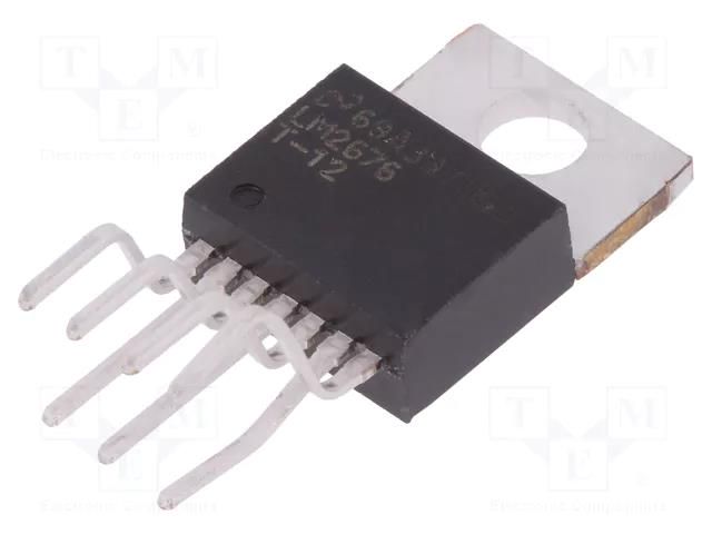 PMIC; DC/DC converter; Uin: 8÷40VDC; Uout: 12VDC; 3A; TO220-7; THT TEXAS INSTRUMENTS LM2676T-12/NOPB