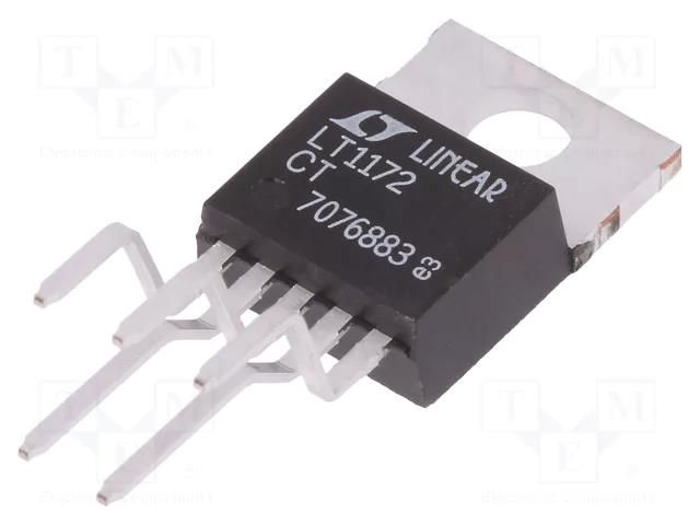 PMIC; DC/DC converter; 3÷60VDC; 1.25A; TO220-5; THT; Ch: 1; 0÷100°C Analog Devices LT1172CT
