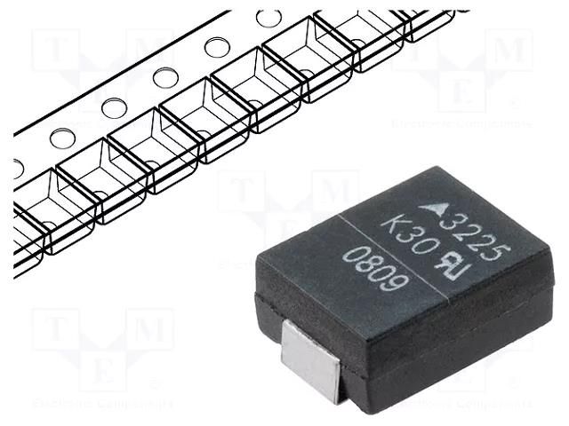 Varistor: metal-oxide; SMD; 3225; 250VAC; 320VDC; 8.2J; 400A; 100mW EPCOS B72650M251K72
