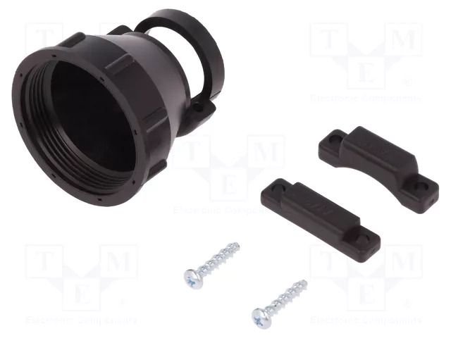 Cable hood and fastener; size 23; 17.9mm; straight; CPC TE Connectivity 206138-8